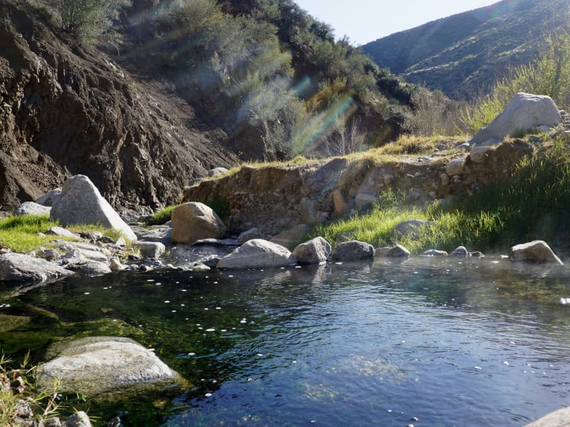 Aguas termales en California Sespe