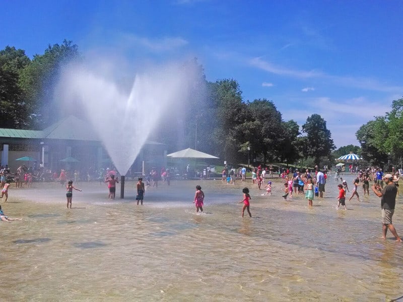 Boston Common Frog Pond Spray Pool, Boston