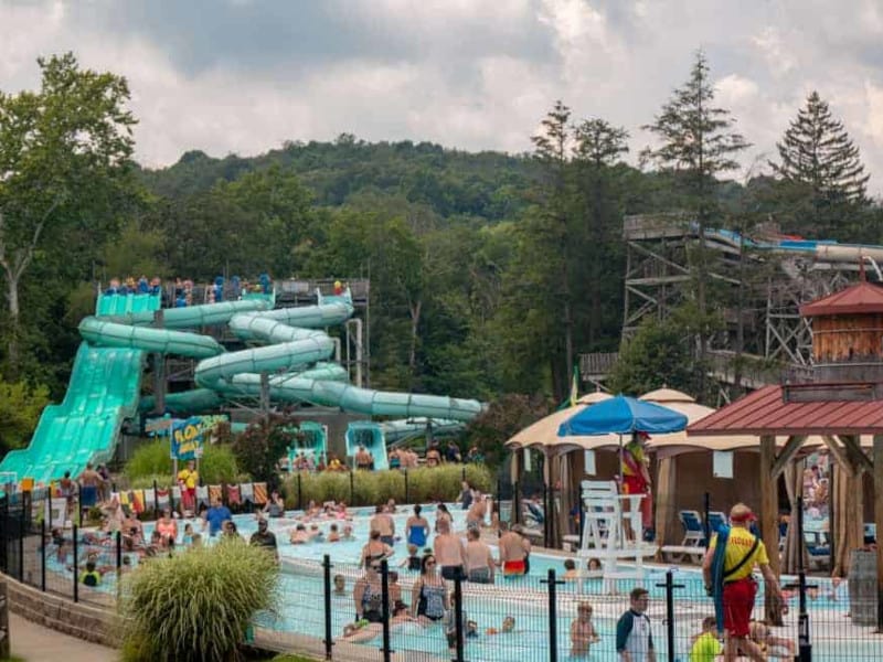 Parque de aguas en Pennsylvania Idlewild