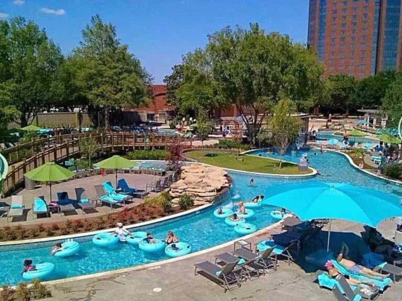 Parque de aguas Jadewaters at the Anatole en Dallas