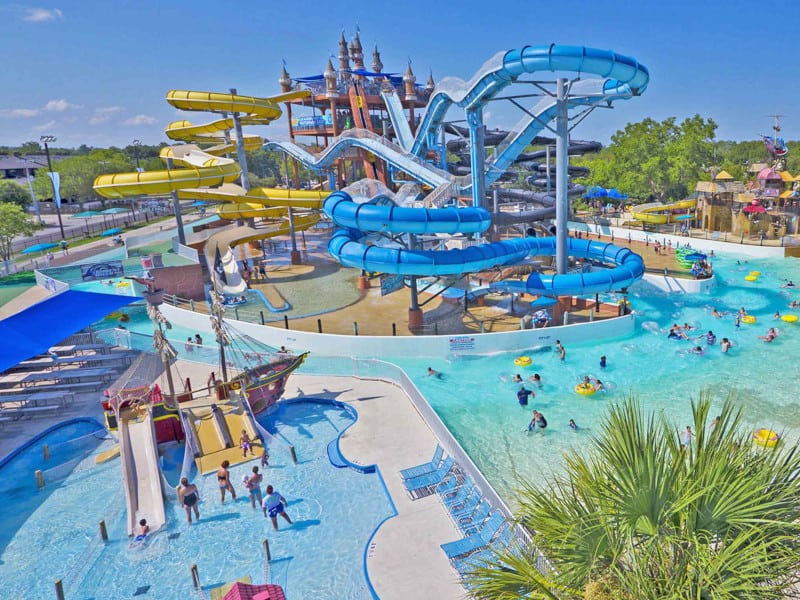 Parque de aguas Schlitterbahn en San Antonio