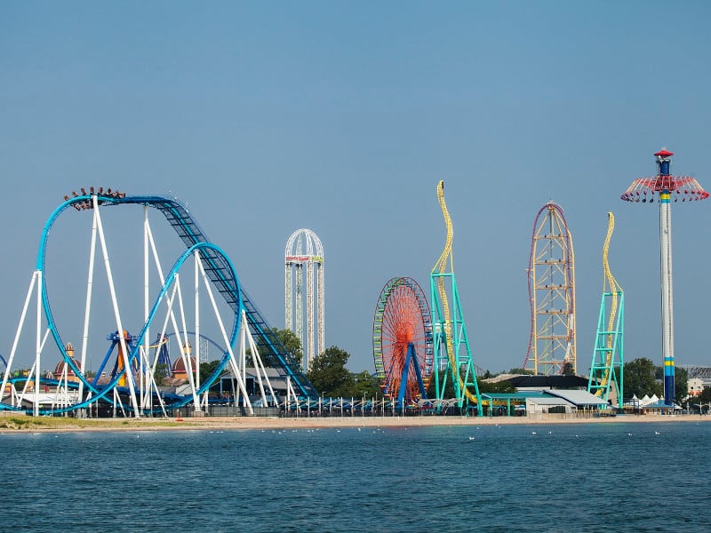 Parque de diversiones en Ohio Cedar Point