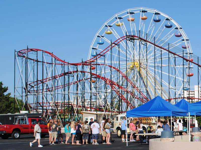 Parque de diversiones en Maryland Jolly Roger