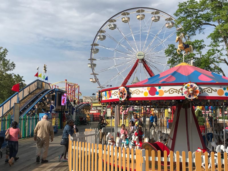 Parque de diversiones en New York City Playland