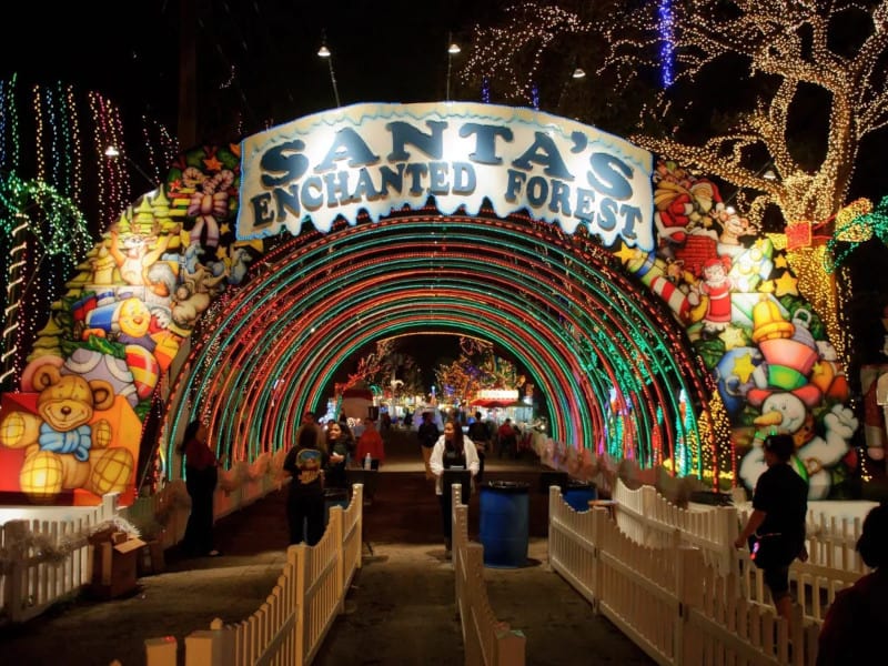 Parque de diversiones en Miami Santa's Enchanted