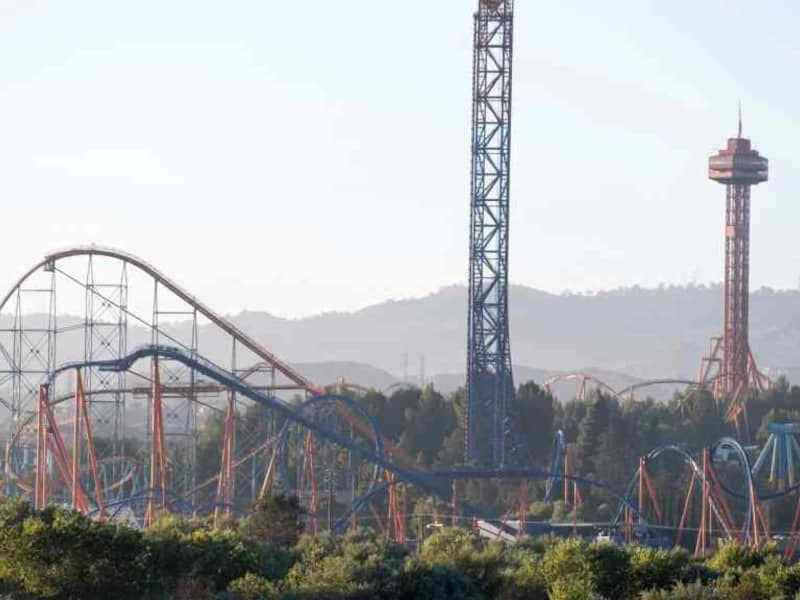 Parque de diversiones Six Flags en Los Angeles