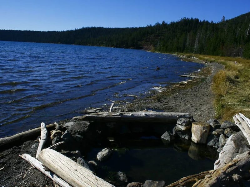 Paulina Lake Hot Springs, Deschutes National Forest