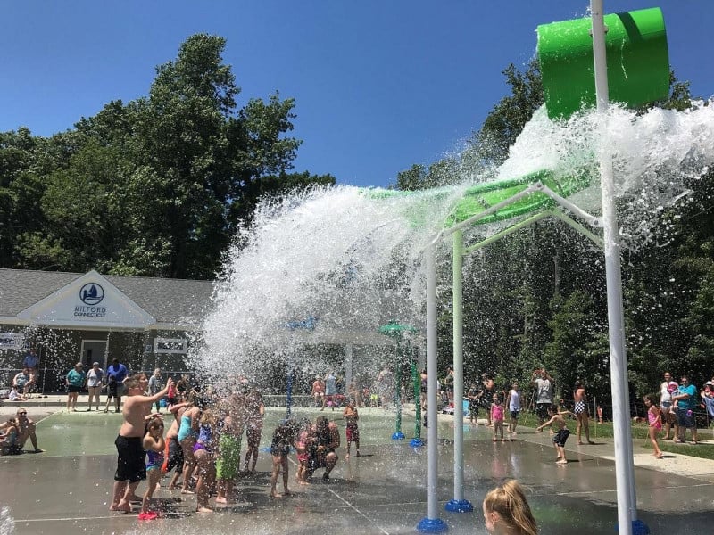 Splash Pad en Eisenhower Park, Milford